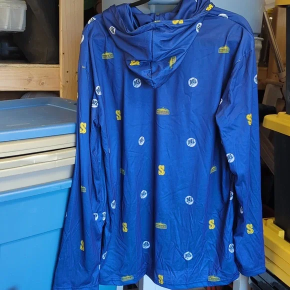 Seattle Mariners Hoodie XL Blue and yellow - Picture 2 of 4